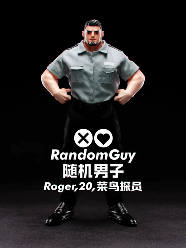Detective de Policía Muñeca Gay Musculosa Masculina Barba Muñecas Hombre Juguete 20cm Resina Regalo Caliente - Imagen 3 de 3