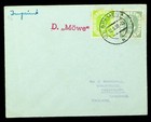 SEPHIL GERMANY 1952 2v ON D."MOWE COVER BREMEN TO ENGLAND GB
