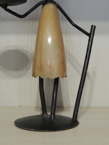 Alter Kerzenhalter Handgefertigt Schmiedeeisen, Schöne Aus Honduras - Bild 3 von 12