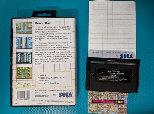 SEGA MASTER SYSTEM : thunder blade - Bild 2 von 3
