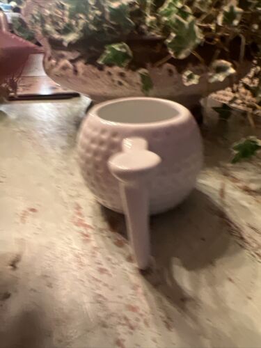 Vintage 90's Golf Ball Dimpled Tee Ceramic Coffee Cup Mug White. Free S/H! - Bild 3 von 7