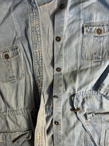 Denim Jacket Vintage 90s Women’s XXL Lot Denim Co And Eddie Bauer Y2K 1 FLAWED - Picture 18 of 24