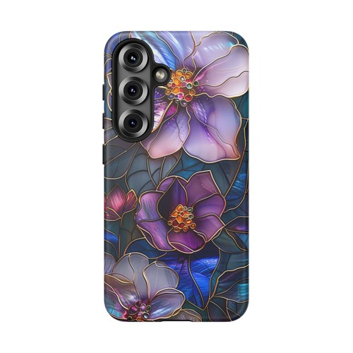 Magnolia Flower Phone Case, Faux Mother of Pearl Floral Cover | X48 - 第 163/272 張圖片