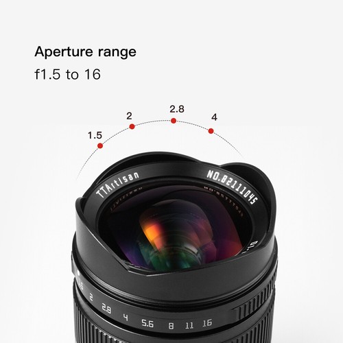 TTArtisans 21mm F1.5 Full Fame Lens Large Aperture Nikon Z Z6II Z7 II Z5 Z6 Z7 - Picture 11 of 12