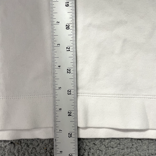 Nike Sweater Womens Extra Small White Long Sleeve Crewneck Pullover Swoosh Logo - Picture 8 of 10