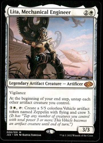 1x Lita, Mechanical Engineer - Jumpstart 2022 NM-Mint - MTG - Picture 1 of 2