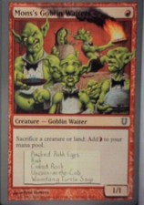 Mons's Goblin Waiters - Unhinged: #82, Magic: The Gathering Nm R228