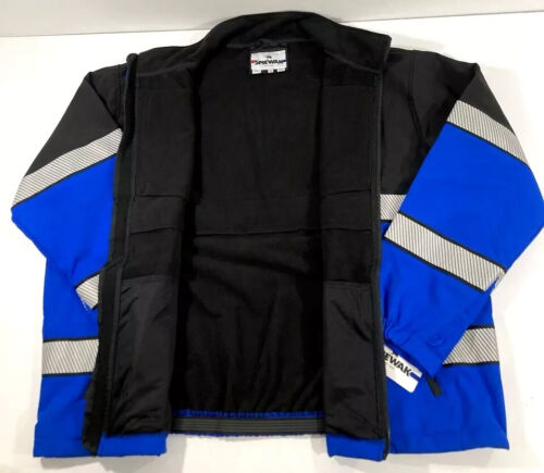 SPIEWAK S319STL LARGE REG SOFTSHELL JACKET WATERPROOF BLACK / ROYAL BLUE - Picture 2 of 3