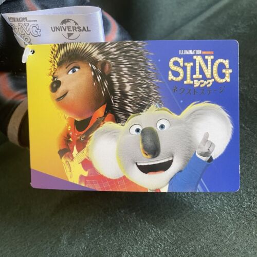 Sing Next Stage Johnny Special Plush Toy Limited Rare with tag - Picture 6 of 7