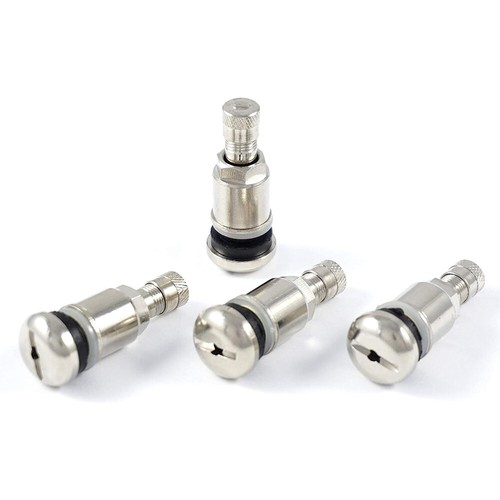 4 X Metal Tyre Wheel Valve 11.3mm Tubeless Bolt on Clamp In New BMW Alloy Wheels - Picture 10 of 20