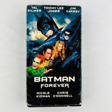 Batman Forever VHS Video Tape Val Kilmer, Tommy Lee Jones, Jim Carrey