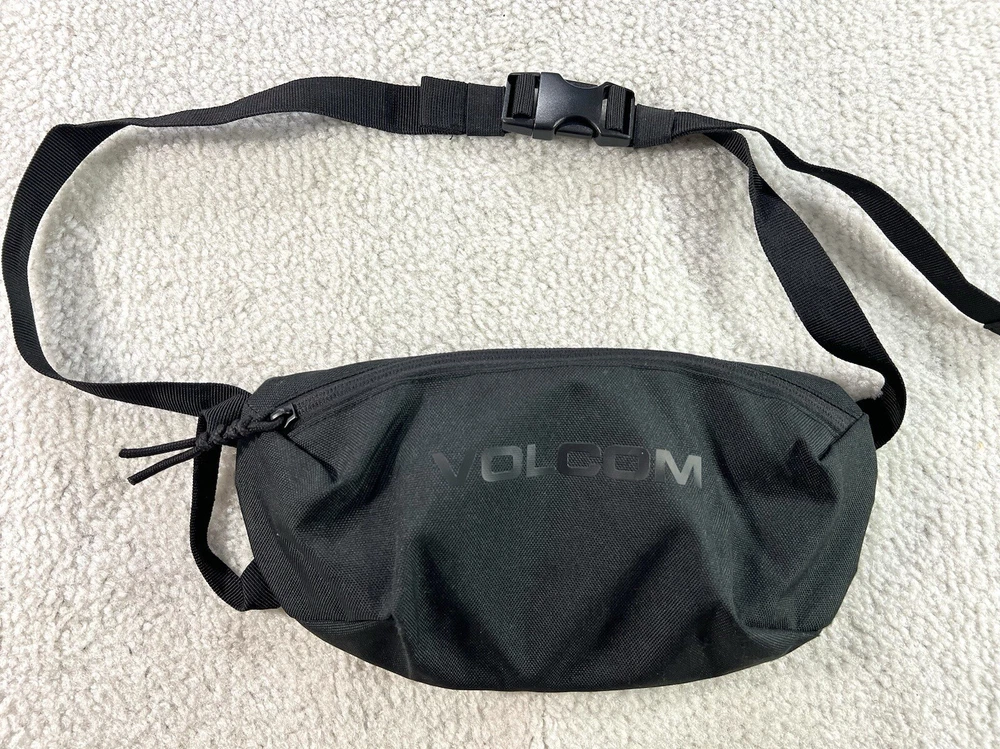 Volcom Belt Bag Fanny Pack Adjustable Black Logo Adjustable O/S