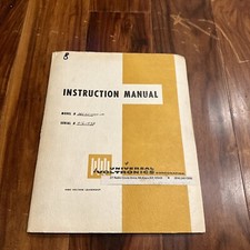 Universal Voltronics Model BRE-2.5-2500-JPL Instruction Manual