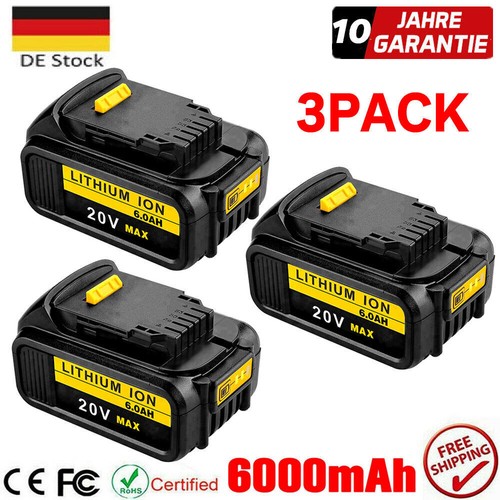 2X 8,0Ah 18 Volt für DeWalt Akku 18V XR Li-Ion DCB184 DCB182 DCB200 / Ladegerät - Bild 25 von 41