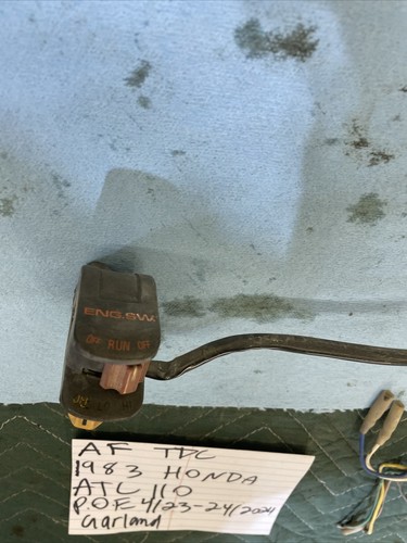 1983 Honda Atc 110 Headlight Switch Killswitch AF - Picture 10 of 12