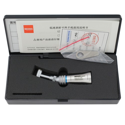 BEING Dental Low Speed Contra Angle Prophy Handpiece 1:1 4:1 Latch FG 1.6mm NSK - Picture 59 of 138