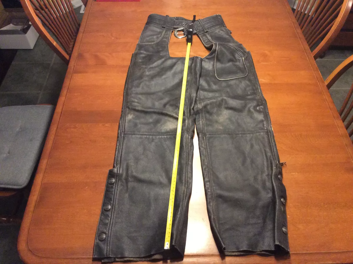 Harley davidson hotsell leather chaps ebay