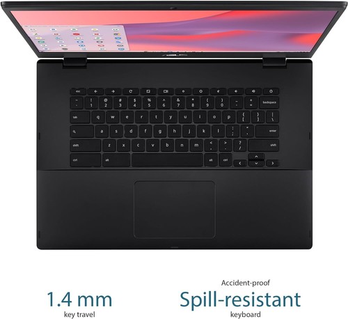 ASUS Chromebook CX1 15.6"Laptop Computer,Intel Celeron-N3350,4GB 64GBemmc US A - Picture 2 of 6