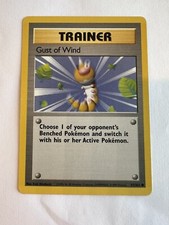 Pokémon TCG Gust of Wind Base Set 93/102 Regular Unlimited Common LP-NM