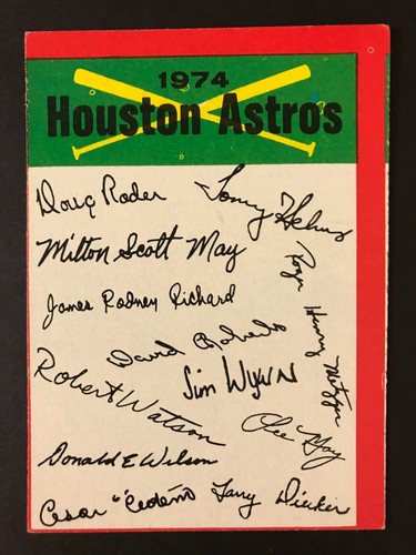 1974 Topps Team Checklist Red Border - Unmarked - You Pick - Multi-Card Discount - Picture 105 of 240