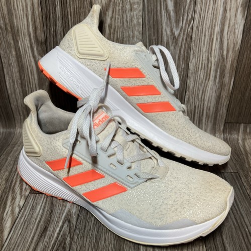 Adidas Duramo 9 Running Shoes Chalk White Coral Grey EG8671 Womens Size 7.5 - Picture 8 of 12