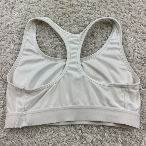 Champion Womens Size Large Medium Support White Sports Bra Racer Back - Picture 5 of 8