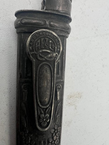 VINTAGE Gaucho Knife AE & Co Inox Hallmark with Sheath - 4' Blade 7" Toal Length - Picture 2 of 7