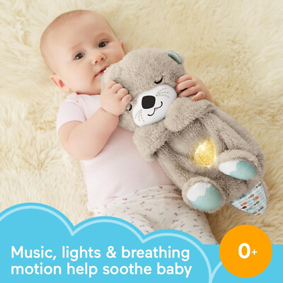 Fisher-Price FXC66 - Snooze Music Box Plush with Soothing Music and Rhythmic Mov