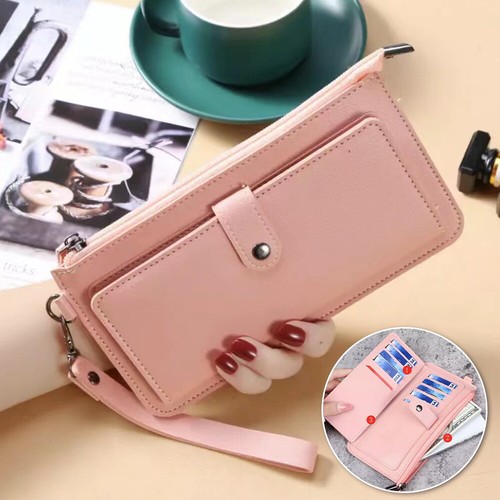 UK Ladies Leather Wallet Long Purse Phone Card Holder Case Clutch Large Capacity - Picture 5 of 36