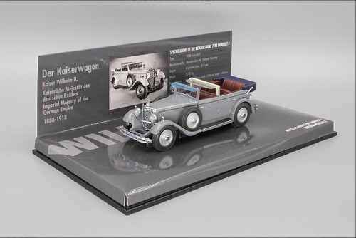 1/43 MERCEDES-BENZ 770K W07 CABRIOLET F KAISER WILLHELM II 1931 MINICHAMPS - Picture 2 of 4