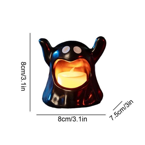 Adorable Ghost Ceramic Candle Holder Halloween Decorations O1X0 :ф Spooky U5A5 - Picture 16 of 17