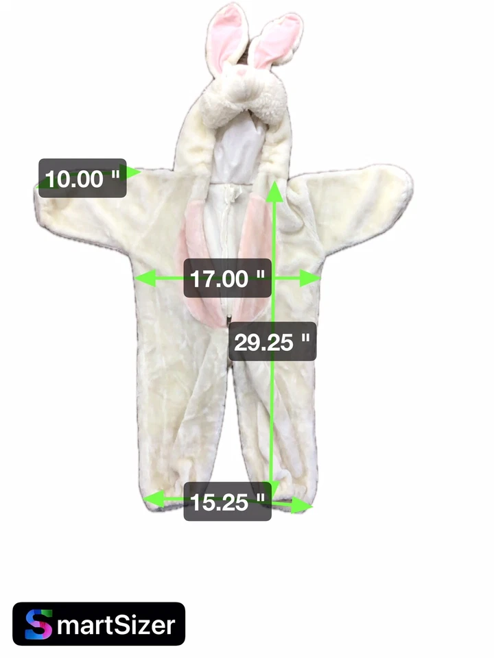 Disfraz de conejo de Pascua para niños talla 2-3 sin marca Foto 4 de 4