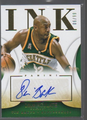 VIN BAKER 2013-14 PANINI MAKELLOSE TINTE AUTOKARTE #24/99