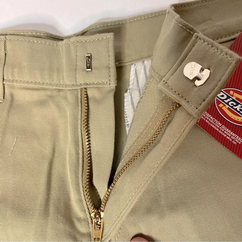 Dickies Girls Stretch Bermuda Shorts Classic Fit Desert Sand Size 12 New! - Picture 3 of 10