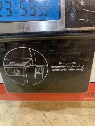 Expert Grill DELUXE DIGITAL THERMOMETER BBQ Grilling Meat Magnetic w/Batteries - Picture 4 of 13