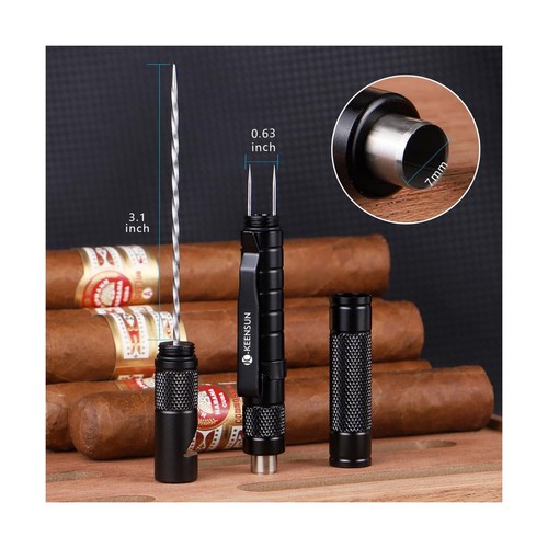 6-in-1 Cigar Punch Pen Shape Tool Set Multitool with Cigar Punch(7mm), Cigar ... - Picture 6 of 7