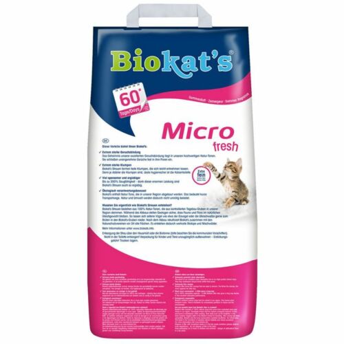 Basura para gatos Biokat's Micro fresca control de olor sin polvo - 28 L - Imagen 4 de 6