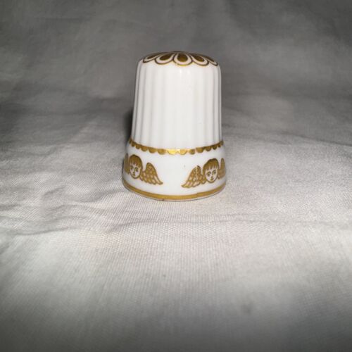 Vintage Spode Fine Bone China Decorative Thimble Cherubs Motif 2.3cm H EXC - Bild 2 von 5