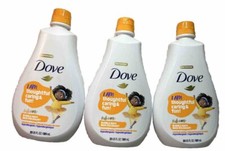 3 Bottles Dove I Am Thoughtful Caring Fun Kids Care Bubble Bath Coconut Cookie