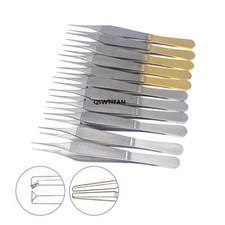 Tissue Forceps Ophthalmic Tweezers 1*2 Teeth Ophthalmic Surgical Instruments