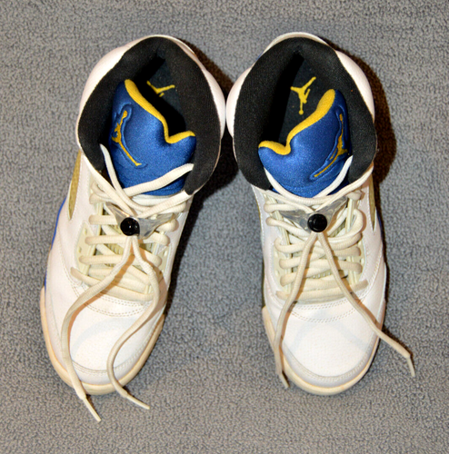 AIR JORDAN 5 RETRO LANEY 2013 SNEAKERS 440888-189  Size Y 6.5 - W 7.5 -  WHITE - Picture 12 of 20