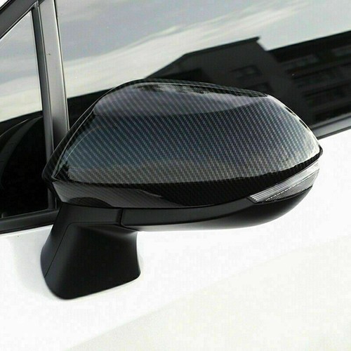 For Toyota Corolla 2019-2022 Carbon Fiber Style Side Rearview Mirror Cover Trim - Picture 4 of 6