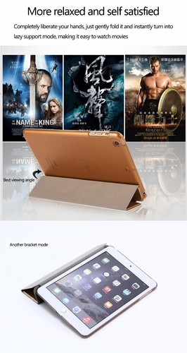 Flip Leather Case for iPad 9th 8th 7th Generation 10.2" Hard Back Stand Cover - Picture 10 of 40