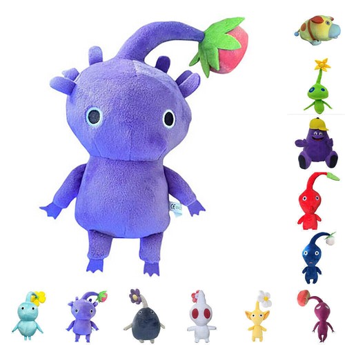 Pikmin 4 Ice Pikmin Plush Toy Soft Stuffed Plushie Doll Kids Birthday Gifts ~ - Picture 3 of 23