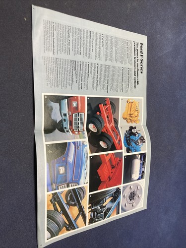 1983 Ford F-Series big truck dealer sales brochure F550 F650 Quick Ship - Picture 4 of 4
