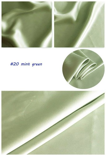 By Yard Silk Charmeuse Cloth Evening Dress 100% Mulberry Silk Satin Fabrics - Picture 9 of 56