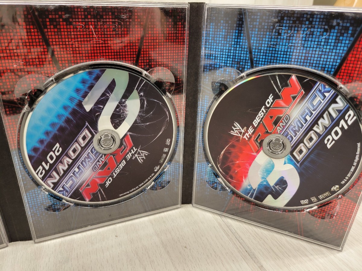WWE: The Best of Raw and Smackdown 2012 (DVD, 2013, 3-Disc
