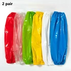 2 Pair Oversleeves Arm Sleeves Covers Protector Waterproof Oilproof Cleaning