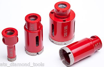90mm Tile ceramic porcelain marble quartz drill M14 DRY Diamond Holesaw 6mm