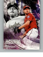 2018 Topps Max Scherzer SSS-25 Superstar Sensations Washington Nationals
